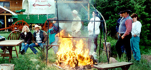 Campfire at the Tich Ranch